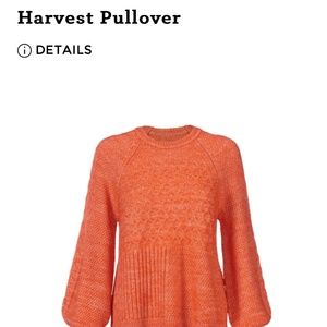 CAbi "Harvest Pullover" sweater, size Medium